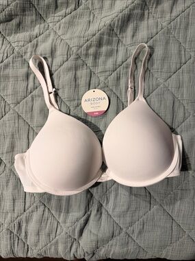 Arizona Jean Company white T-Shirt Bra with Smooth Molded Cups